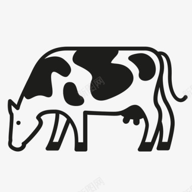 免抠牛牛动物农场图标图标