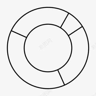 电脑图信息饼图经济信息图表图标图标