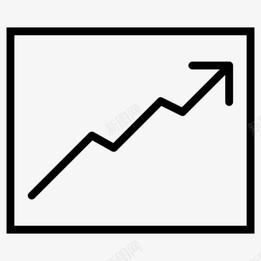 电脑图信息折线图统计报告图标图标