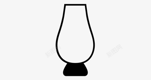采购产品玻璃空苏格兰玻璃杯苏格兰威士忌图标图标