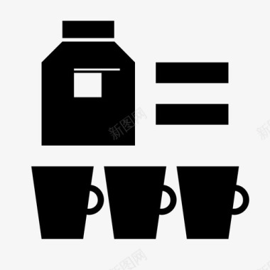 前广场咖啡因当量运动前补充剂的效果图标图标
