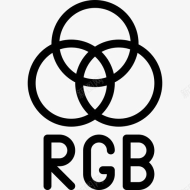 RGBrgb线图标图标