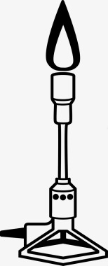喷发火焰本生灯科学设备实验室图标图标