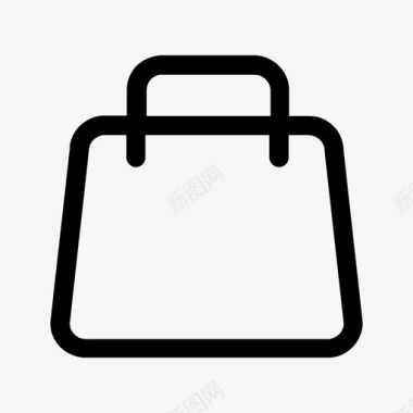 箱子购物袋付款网上商店图标图标