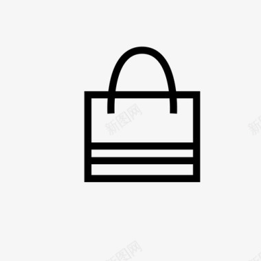 蛋糕盒手提袋手袋条纹手提袋图标图标