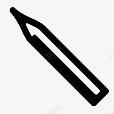 铅笔石墨笔书写图标图标
