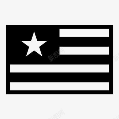 军用国旗美国条纹图标图标