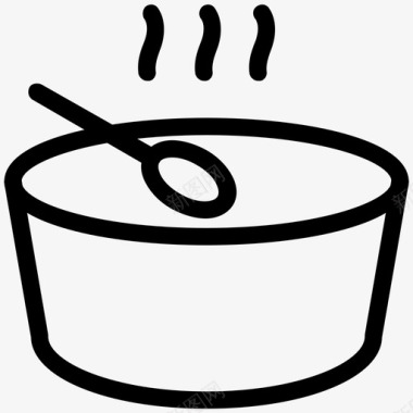 一碗食物碗一碗汤食物图标图标