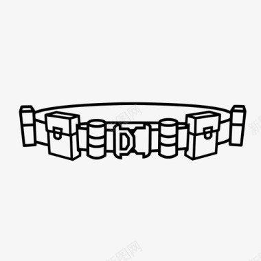 实用烘焙工具多用途皮带多功能选项图标图标