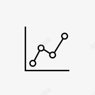 行发行增长信息图表财务图标图标