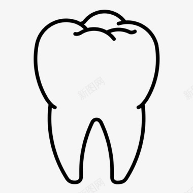 刷牙的牙齿牙齿牙刷咀嚼图标图标