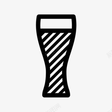 啤酒音乐节啤酒杯酒精饮料水晶制品图标图标