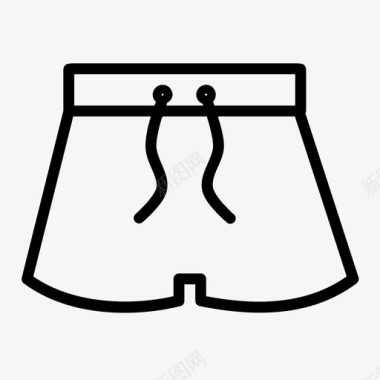 拉绳短裤用途人图标图标