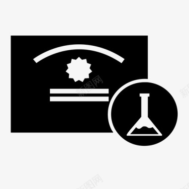 工程测量员化学文凭勤奋科学图标图标