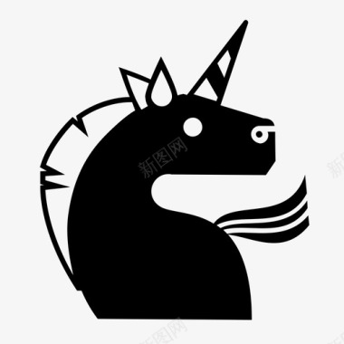 PNG独角兽独角兽神话生物神话野兽图标图标