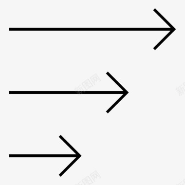 指示方向的工具右箭头符号移动图标图标