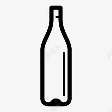 玻璃瓶水口渴图标图标