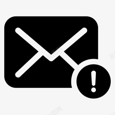 不安全垃圾邮件不安全诈骗图标图标