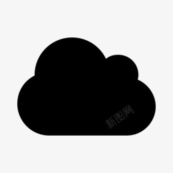 网络用途云天气预报存储图标高清图片