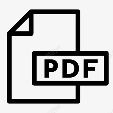 pdf模板pdf文件压缩文档图标图标