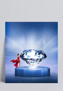 蓝色钻石美女钻石美女蓝色美女蓝色钻石钻石美女蓝色商背景