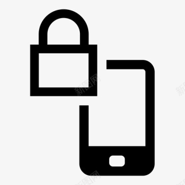 智能锁智能手机智能手机安全安全图标图标