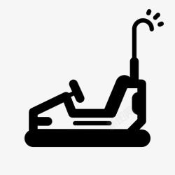 县集市碰碰车自动驾驶双座图标高清图片