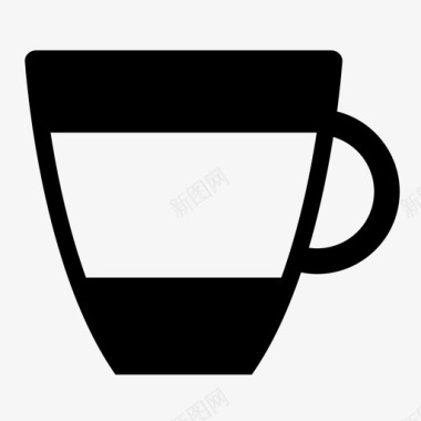 马克杯陶瓷咖啡图标图标