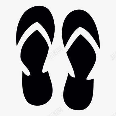 简洁拖鞋采购产品拖鞋假期丁字裤图标图标
