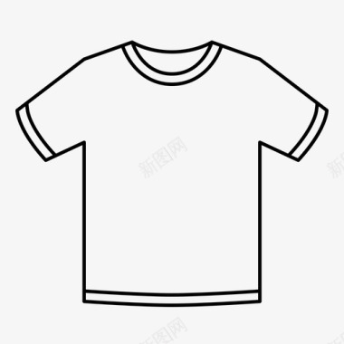 纯白白短袖t恤短袖素色图标图标
