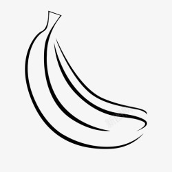 电解质香蕉维生素果皮图标高清图片