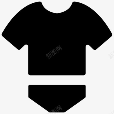 采购产品婴儿衣服婴儿衣服衬衫和短裤图标图标
