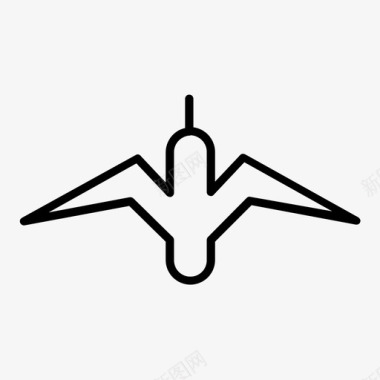 海鸥翅膀海鸟图标图标