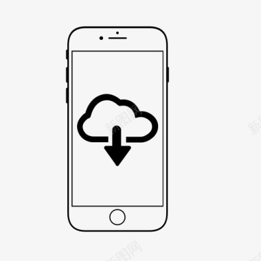手机云服务应用云智能手机应用图标图标