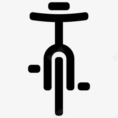 通勤自行车通勤健身图标图标