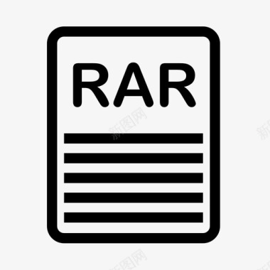 字母o标志rarrar file行图标图标