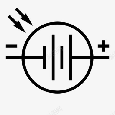 五金包装盒太阳能电池电气元件电子元件图标图标