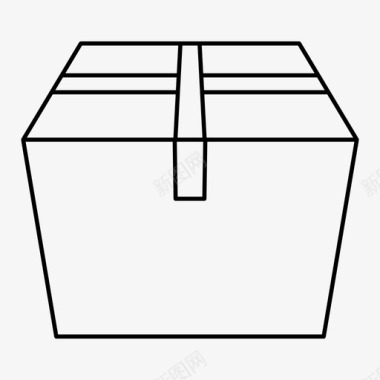月饼盒包装箱子储存运输图标图标