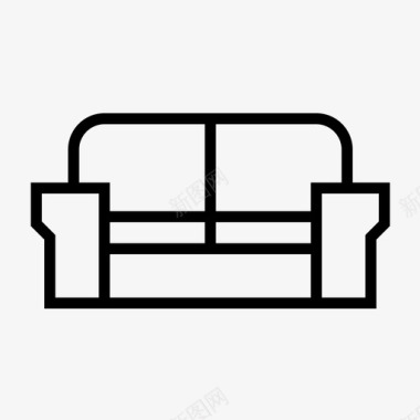沙发坐椅房间图标图标