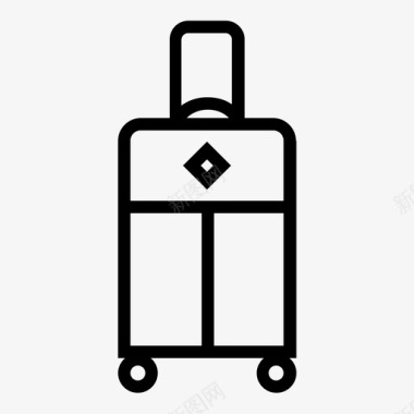 行李假期旅行图标图标