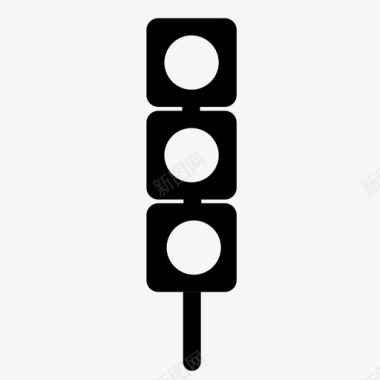 通信红绿灯交通信号灯停车场图标图标