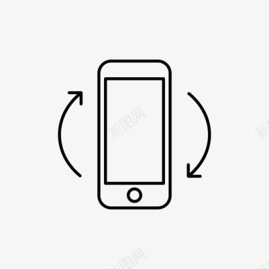 短信手机icon旋转智能手机屏幕重启智能手机图标图标