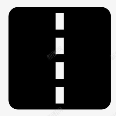 道路沥青黑色图标图标