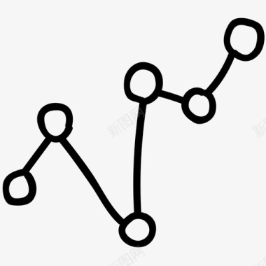 链接科学手绘涂鸦图标图标