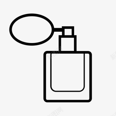 香水奢侈品玻璃图标图标