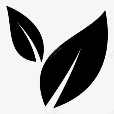 淘宝茶叶叶子健康植物图标图标