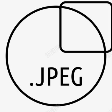 圆修饰jpeg文件楔形类型图标图标