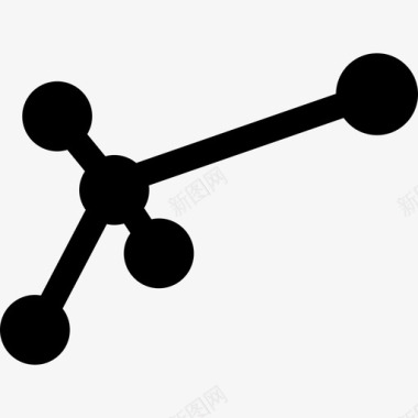 网页测试分子结构科学家图标图标