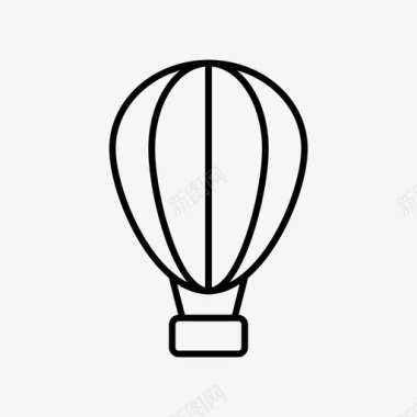 热气球飞行热气球飞行热空气图标图标