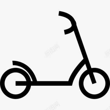 滑板车儿童滑板车微型摩托车图标图标